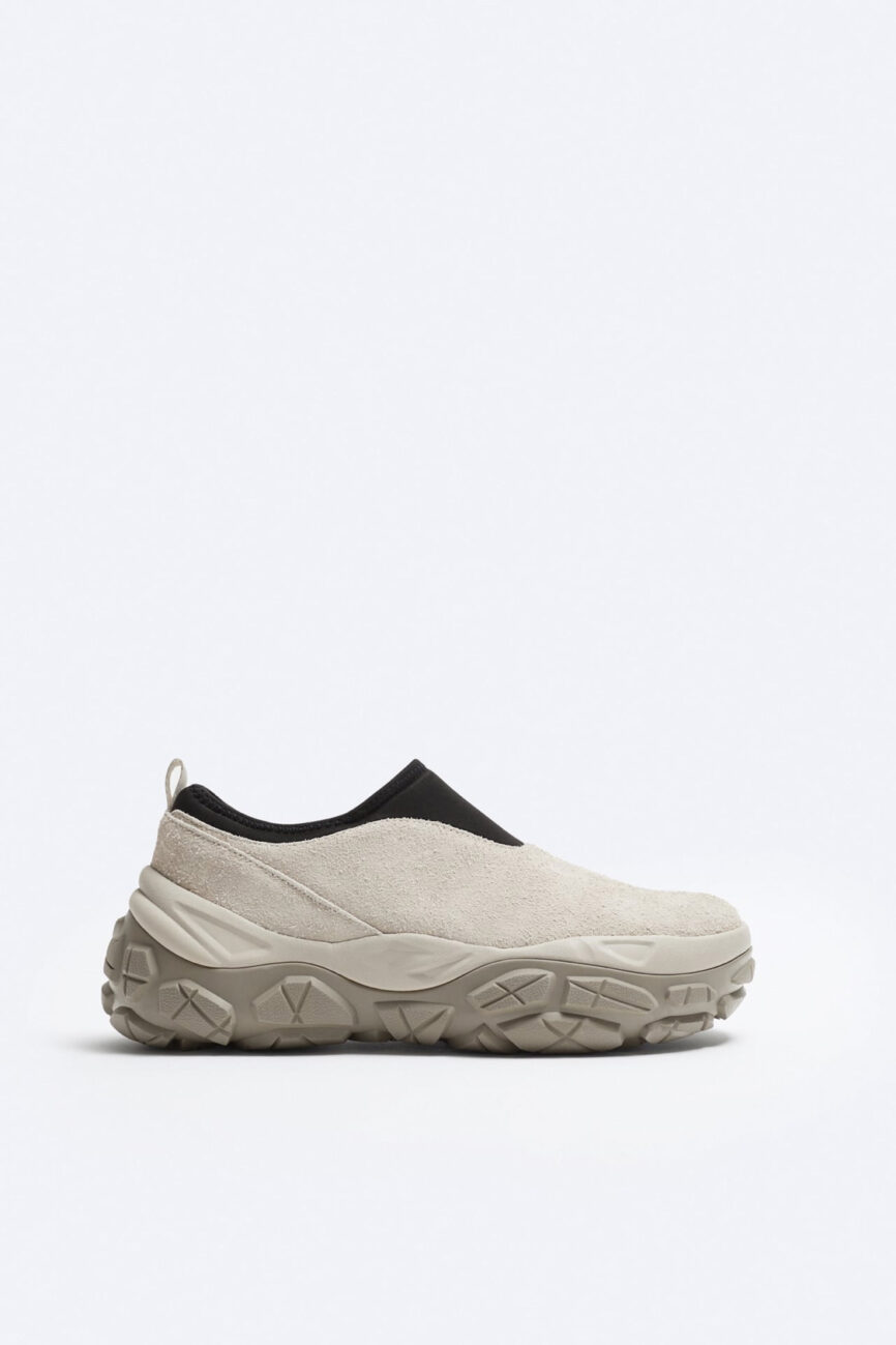 Contrast High-Top Sneakers